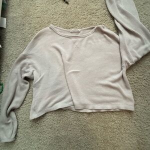 FP Movement by Free People Long Sleeve Top in Light Gray